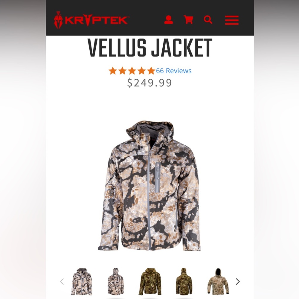 NWT  KRYPTEX JACKET